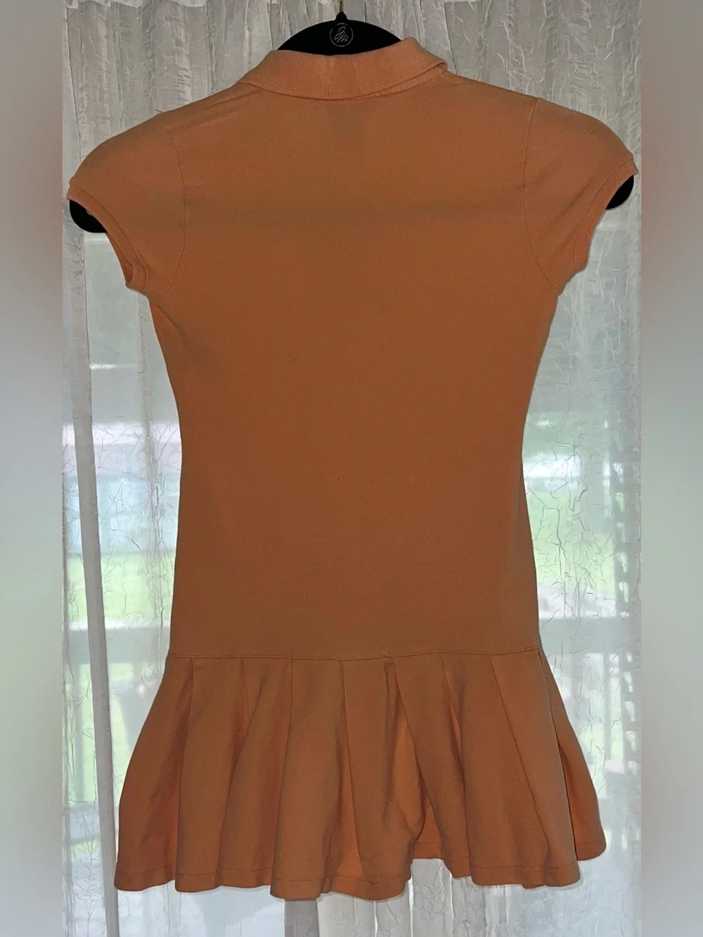 Ralph Lauren girls size small 7 Polo dress preppy pony logo classic embroidered